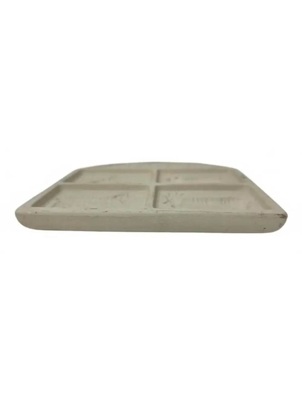 Vintage Pampered Chef Farmyard Friends Cookie Mold Stoneware Trivet 1994